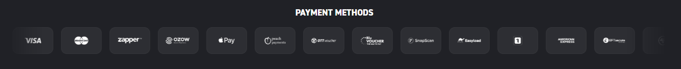 TicTacBets Payment Methods